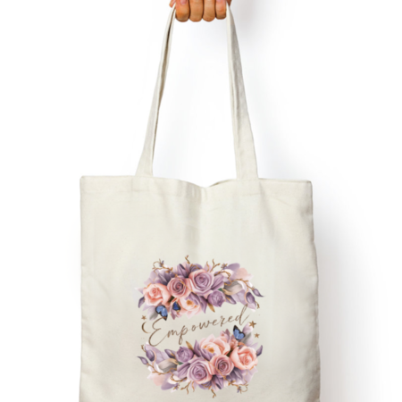 Elegant Bloom tote bag for womens